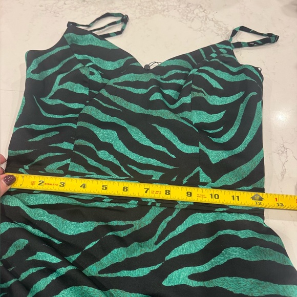 Dress the Population Brielle Zebra Print Mini Dress, Size XXS, NWT - Picture 12 of 13